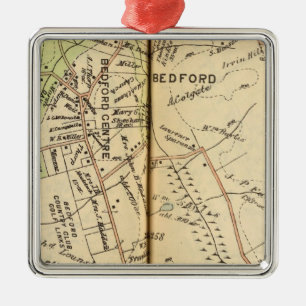 Bedford, New York 2 Ornament Aus Metall