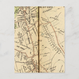 Bedford, New York 2 Postkarte