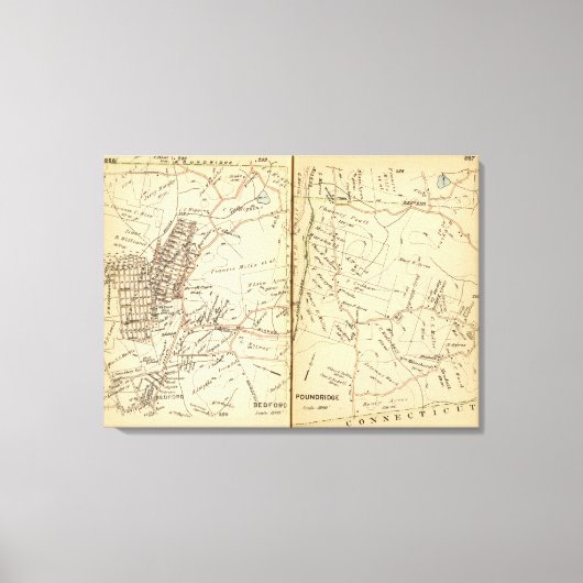 Bedford, New York Leinwanddruck (Vorderseite)