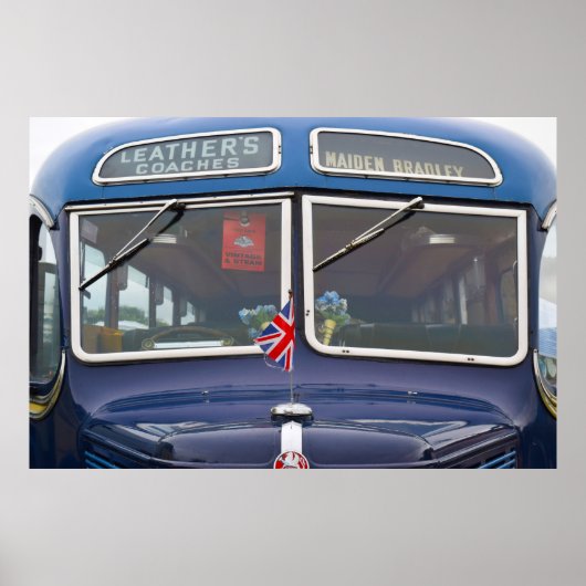 Bedford OB Coach, um die 50er Jahre. Poster (Vorne)