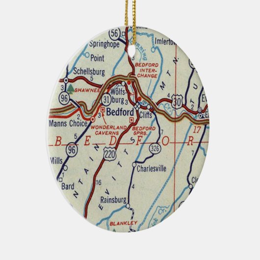 Bedford PA Keramik Ornament (Rechts)