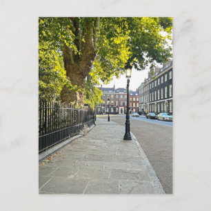 Bedford Square, Bloomsbury, London UK Postcard Postkarte