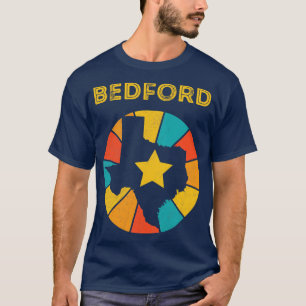 Bedford Texas Vintag Distressed Souvenir T-Shirt