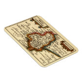 Bedfordshire Landkreis England Alte antike Karte Magnet (Rechte Seite)