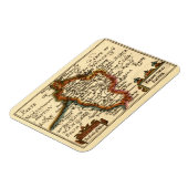 Bedfordshire Landkreis England Alte antike Karte Magnet (Linke Seite)