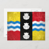 Bedfordshire Postkarte (Vorne/Hinten)