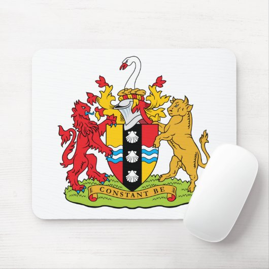 Bedfordshire Wappen Mousepad (Mit Mouse)