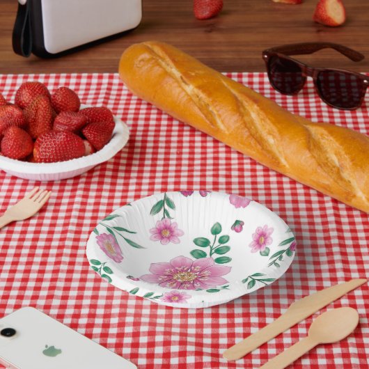 Bedienen Pappteller (Picknick)
