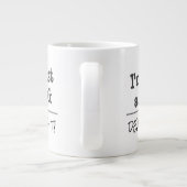 Bedienen Sie sich mit einem unschönen Angebot Jumbo-Tasse (Rückseite)