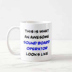 Bediener der Soundkarte, phantastisch Kaffeetasse