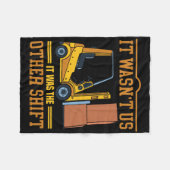 Bediener Gabelstaplerfahrer Vatertag Lustiger Gabe Fleecedecke (Vorderseite (Horizontal))