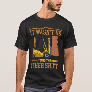 Bediener Gabelstaplerfahrer Vatertag Lustiger Gabe T-Shirt