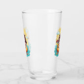 Bedienerfreundlicher Pool Ring mit Drink Art Glas (Links)