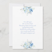 Bedienerfreundliches Baby in der Kinderdusche von  Einladung (Rückseite)