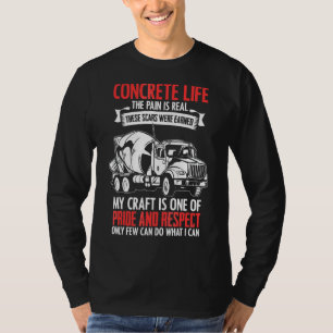 Bedienfeld für Betonzement-Mischpultreiber T-Shirt