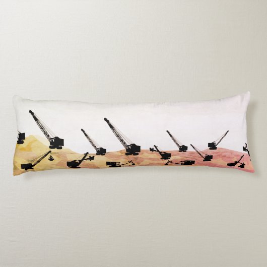 Bedieningenieure des Kranbetreibers Seitenschläferkissen (Rückseite)