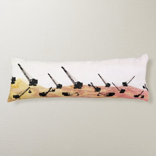 Bedieningenieure des Kranbetreibers Seitenschläferkissen (Vorderseite)