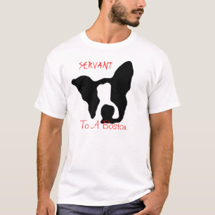 Bediensteter zu einem Boston-Shirt T-Shirt