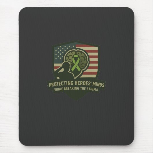 Bedienungs-Minenschild Mousepad (Vorne)