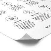 Bedienungsanleitung zum Entfernen von Wäschestände Poster (Ecke)