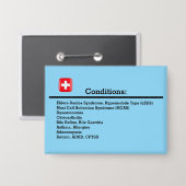 Bedingungen Button (Vorderseite/Rückseite)