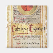 Bedingungen für die Verlobung Magnet (Vorne)