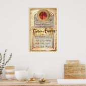 Bedingungen für die Verlobung Poster (Küche)