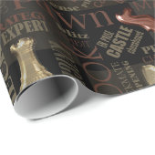 Bedingungen und Stücke für Schach - Kupfer- und Go Geschenkpapier (Rolleneckpunkt)