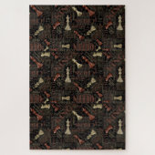 Bedingungen und Stücke für Schach - Kupfer- und Go Puzzle (Vertikal)