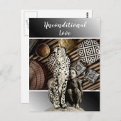 bedingungslos postkarte (Vorne/Hinten)