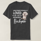 bedingungslos von einem bezaubernden Bichpoo gelie T-Shirt (Design vorne)