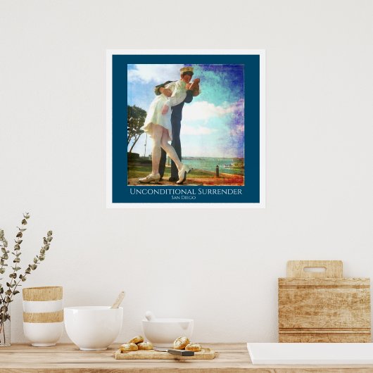 bedingungslose Kapitulation San Diego Poster (Küche)