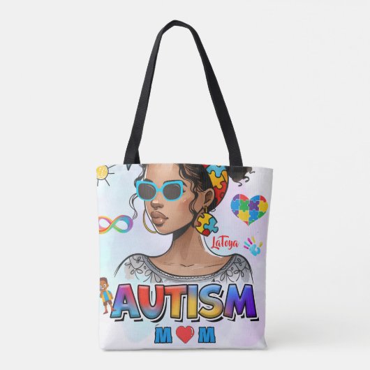 bedingungslose Liebe - Empowerment-Illustration-Ta Tasche (Rückseite)