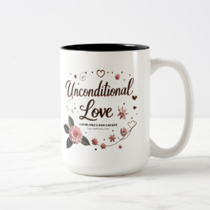 bedingungslose Liebe - Muttertagsflorale Tasse