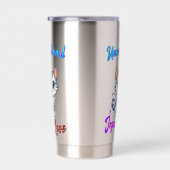 bedingungslose und freudige Liebe Thermobecher (Rechts)