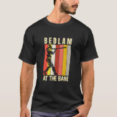 Bedlam bei Bank Baseball Fan T-Shirt (Vorderseite)