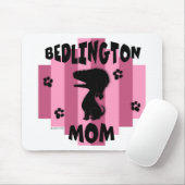 Bedlington Mama Mousepad (Mit Mouse)