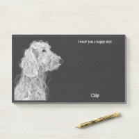 Bedlington Terrier Abstrakt Art Dog Name