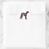 Bedlington Terrier BESTE FREUNDIN Sticker (Tasche)