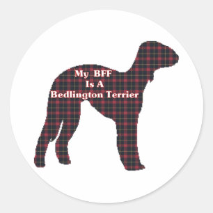 Bedlington Terrier BESTE FREUNDIN Sticker