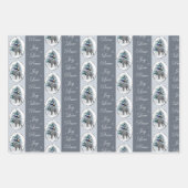 Bedlington Terrier Christmas Geschenkpapier Set (Vorderseite 2)