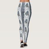 Bedlington Terrier Christmas Leggings (Rückseite)