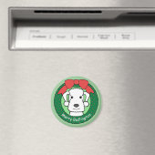 Bedlington Terrier Christmas Magnet (In Situ (Geschirrspüler))