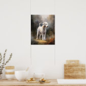 Bedlington Terrier Dog Art Print Poster (Küche)
