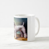 Bedlington Terrier Dog Kaffeetasse (VorderseiteRechts)