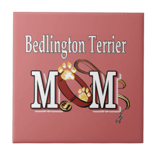 Bedlington Terrier Dog MAMA Fliese