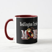 Bedlington Terrier Dog MAMA Tasse (Links)