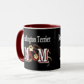 Bedlington Terrier Dog MAMA Tasse (Vorderseite Links)