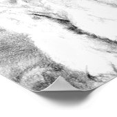 Bedlington Terrier Dog Portrait Poster Print (Ecke)