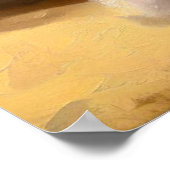 Bedlington Terrier Dog Poster (Ecke)